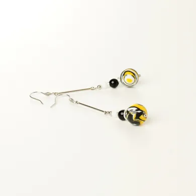 Boucles d'oreilles Coton d'Avril Fidji