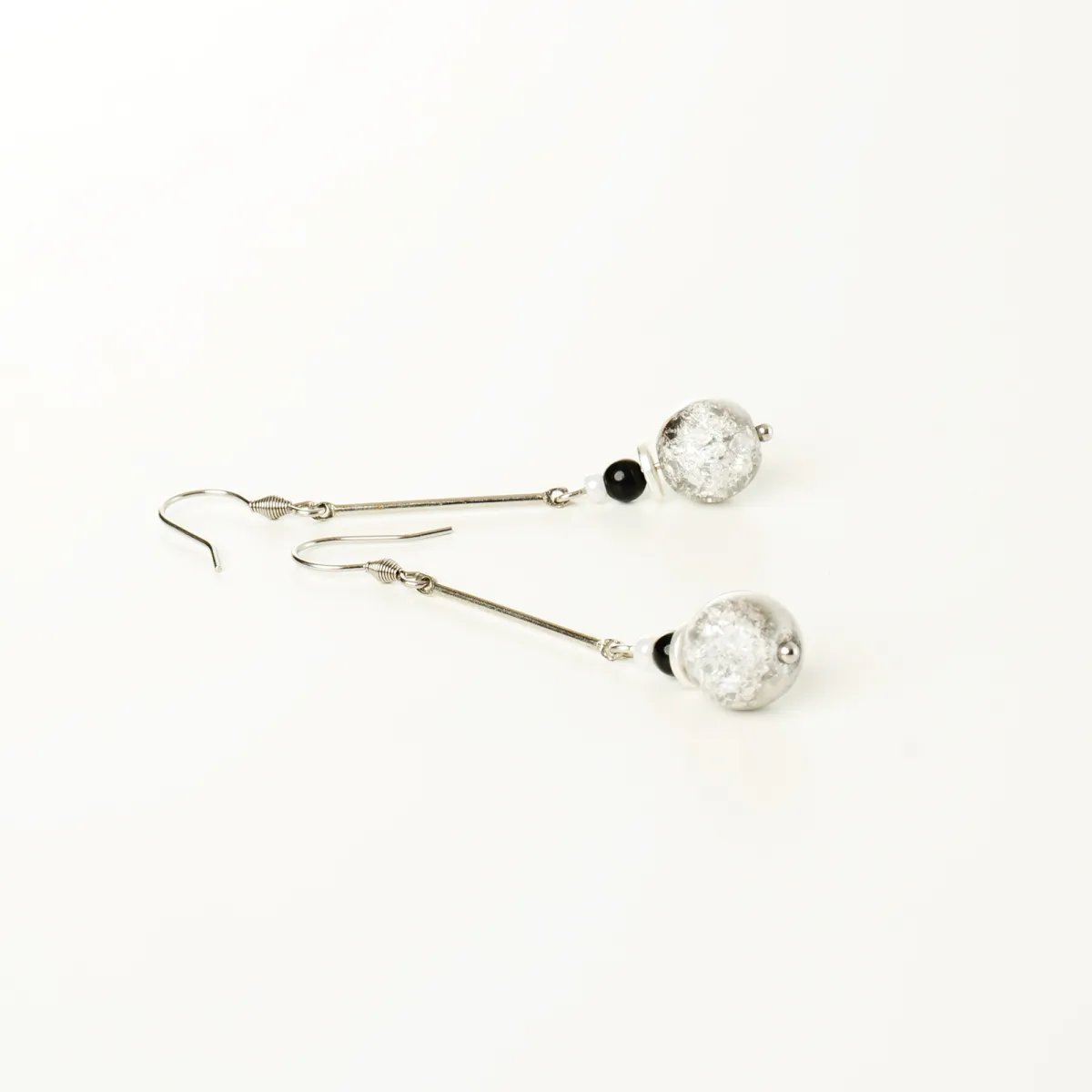 Boucles d'oreilles Coton d'Avril Iloé