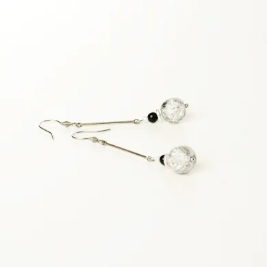 Boucles d'oreilles Coton d'Avril Iloé