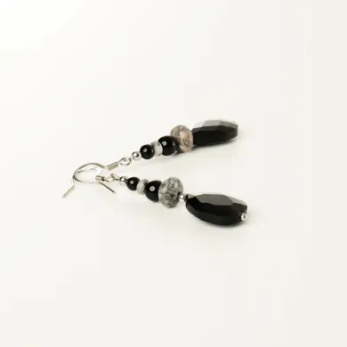 Boucles d'oreilles Coton d'Avril Maya