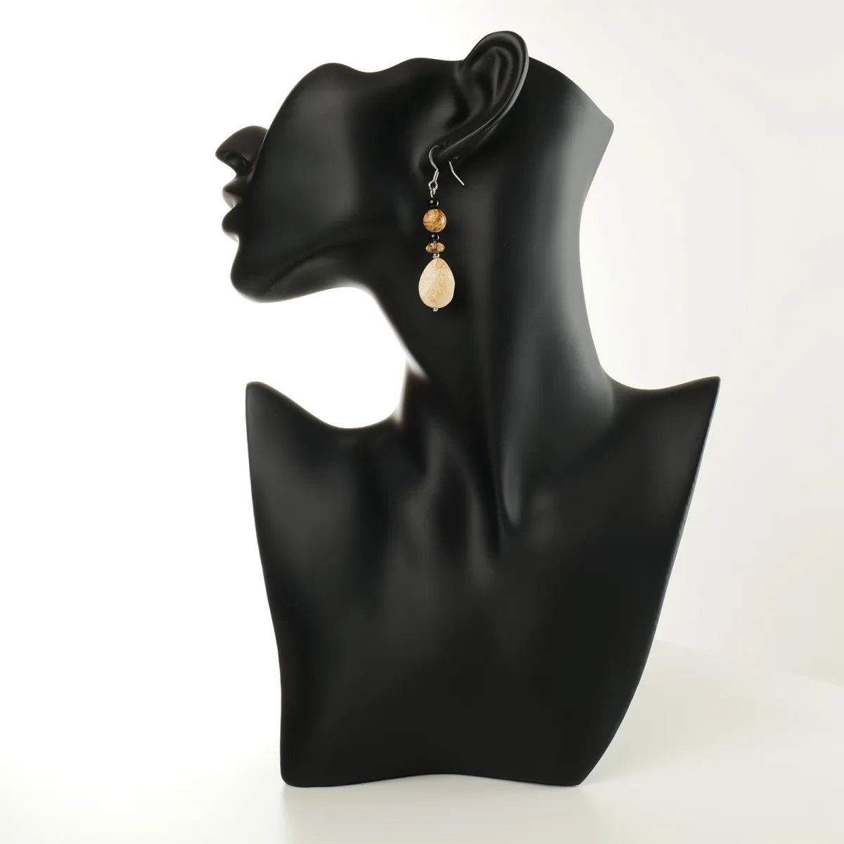 Boucles d'oreilles Coton d'Avril Maya