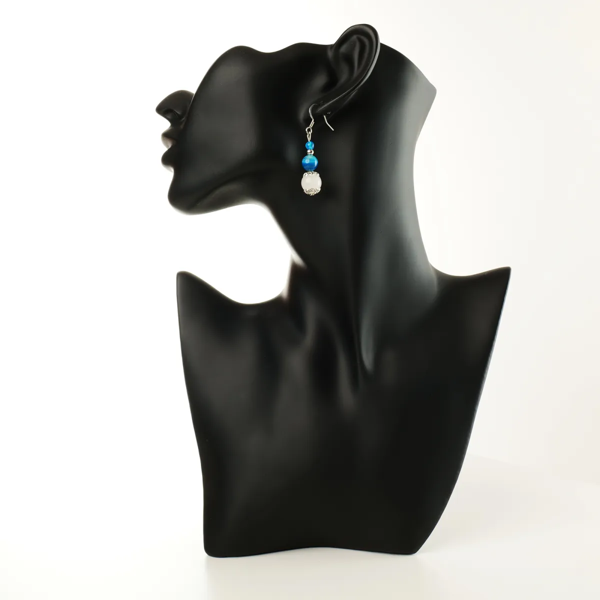 Boucles d'oreilles Saturne Coton d'Avril