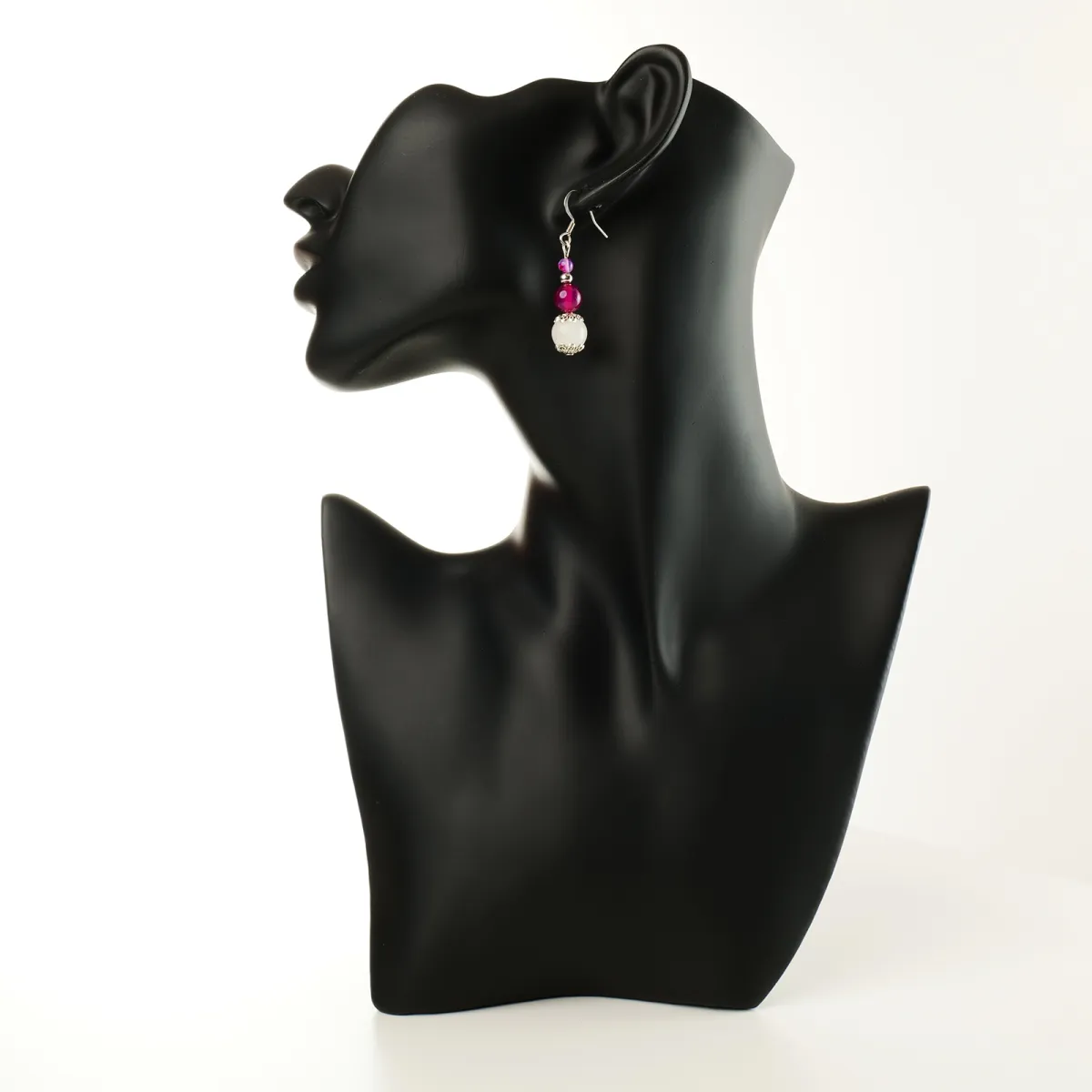 Boucles d'oreilles Saturne Coton d'Avril