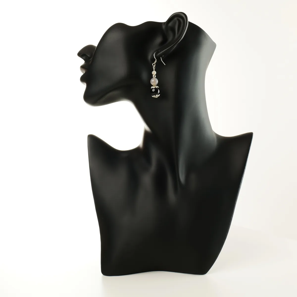 Boucles d'oreilles Saturne Coton d'Avril