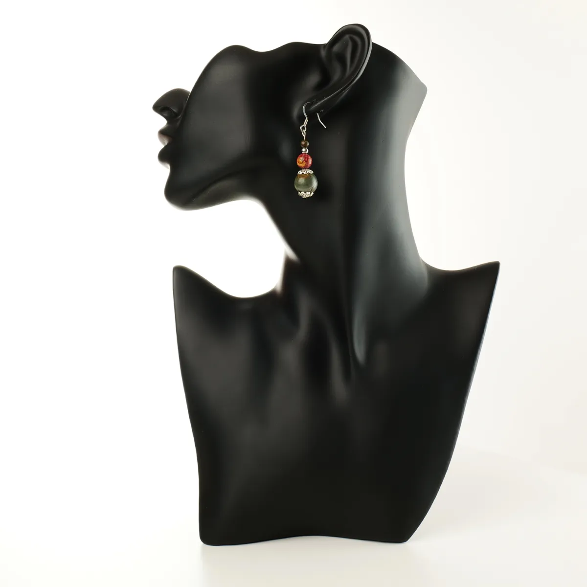 Boucles d'oreilles Saturne Coton d'Avril