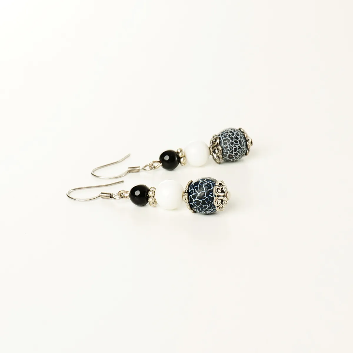 Boucles d'oreilles Coton d'avril Sidéral