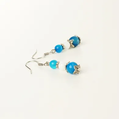 Boucles d'oreilles Coton d'avril Sidéral