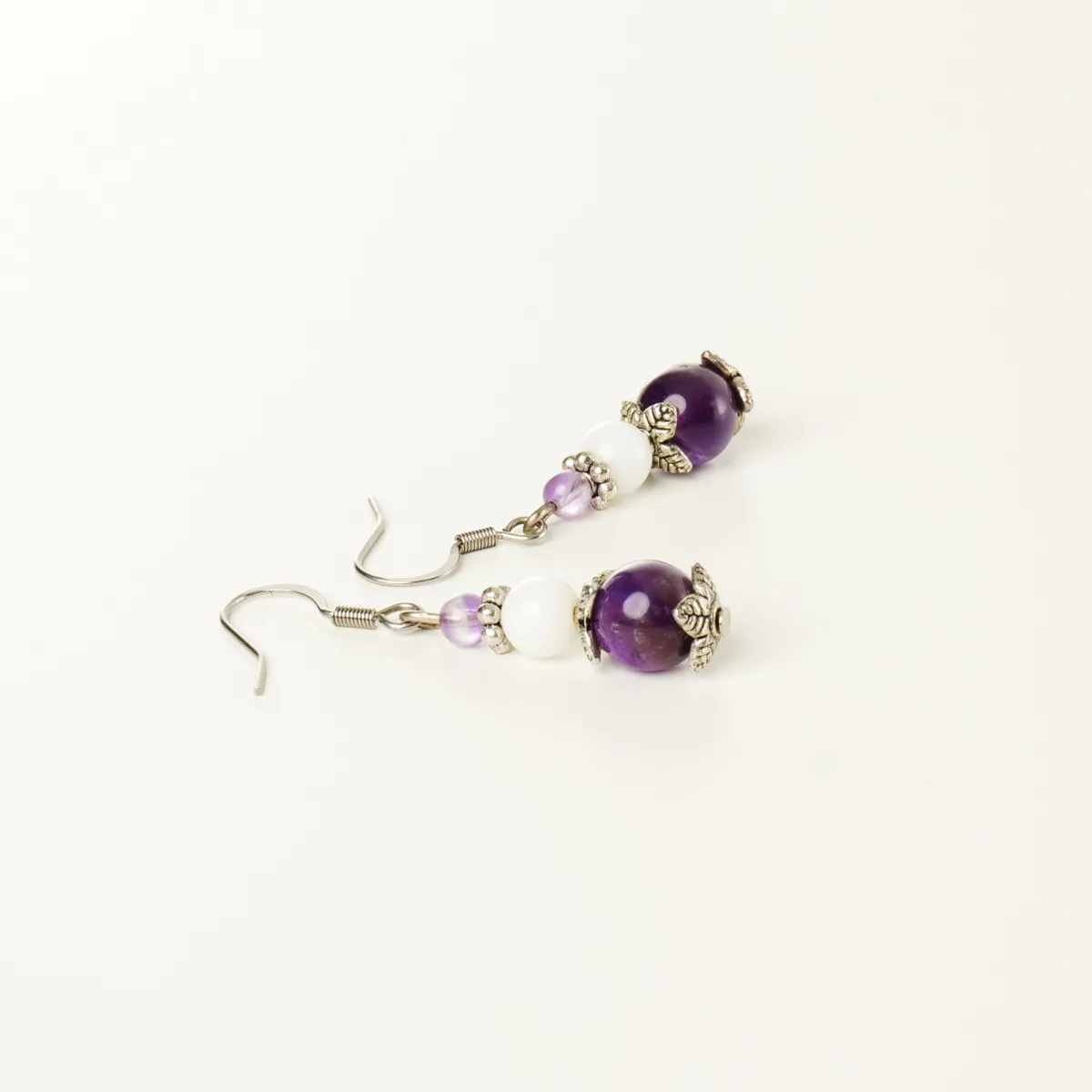 Boucles d'oreilles Coton d'avril Sidéral