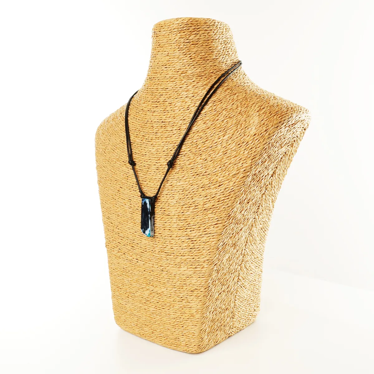 Collier Pierre d'Agate Anis coton d'avril