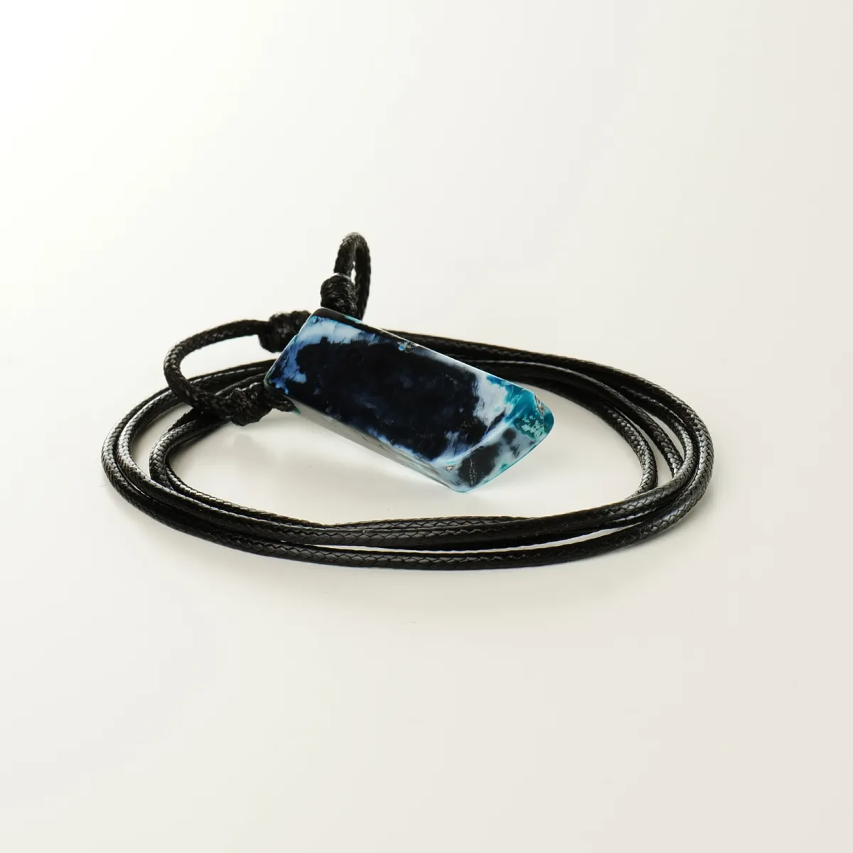 Collier Pierre d'Agate Anis coton d'avril