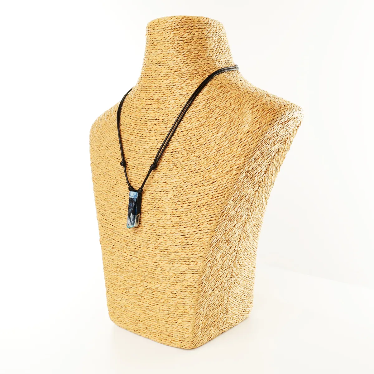 Collier Pierre d'Agate Anis coton d'avril