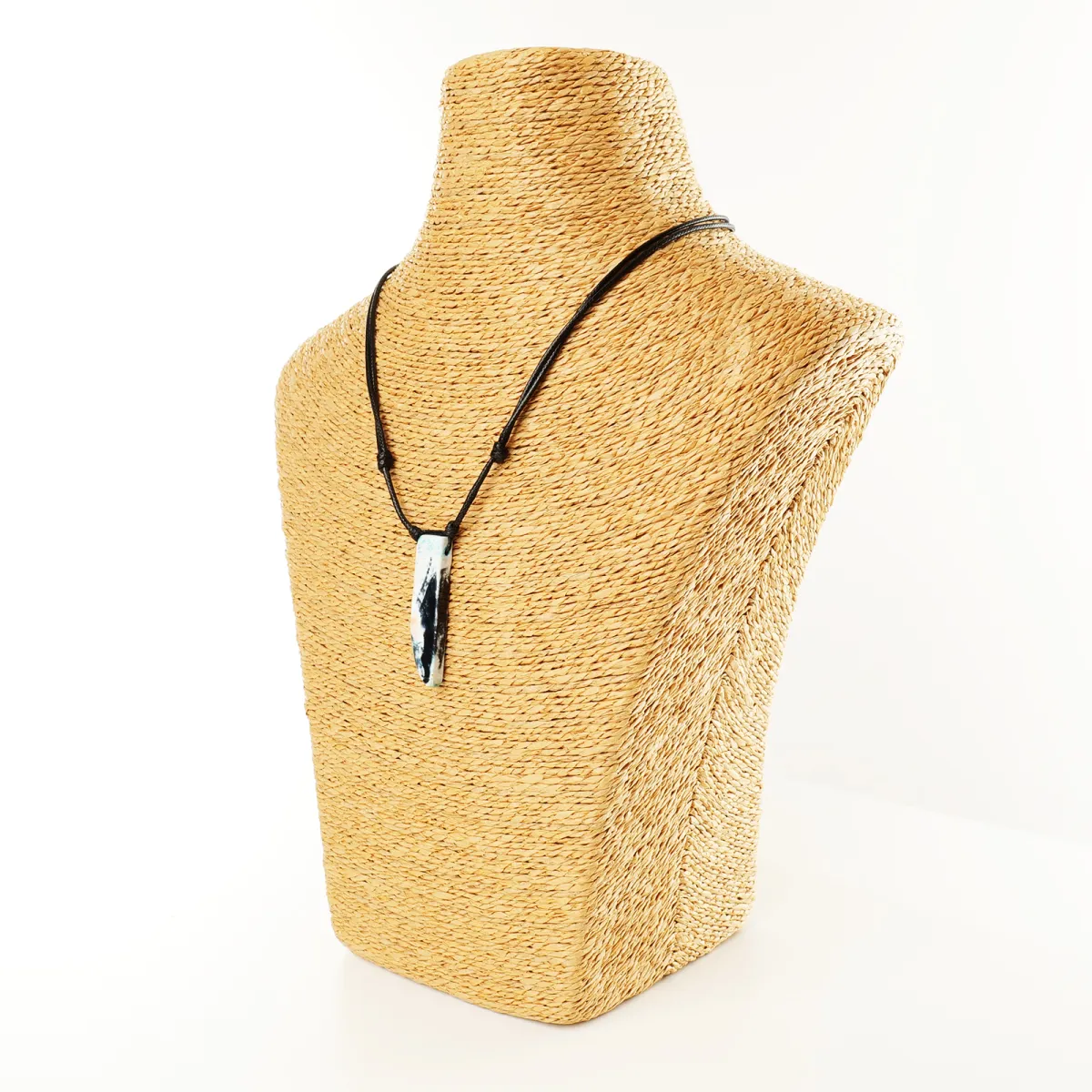 Collier Pierre d'Agate Anis coton d'avril