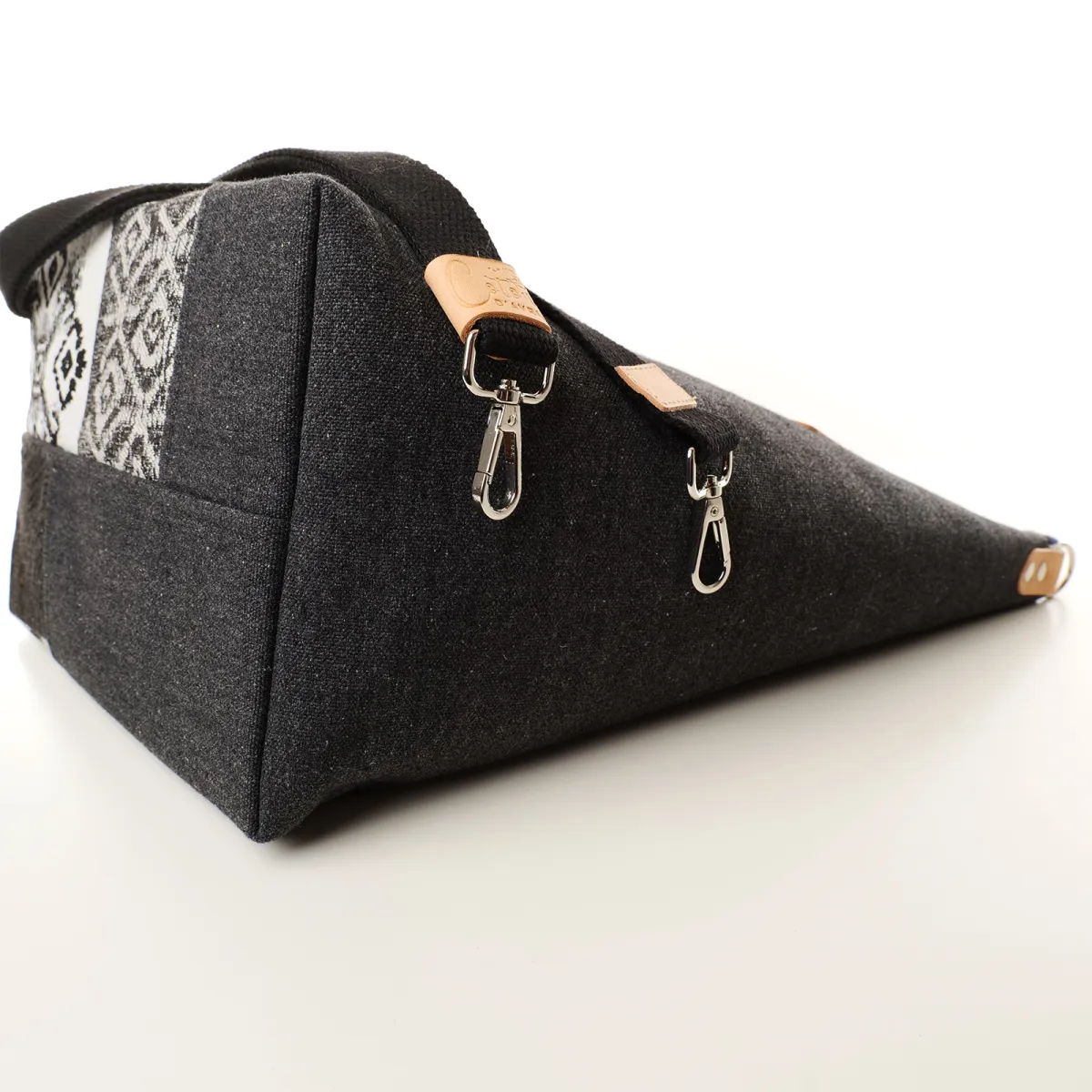 Sac cabas Coton d'Avril TOPAZE Graphite