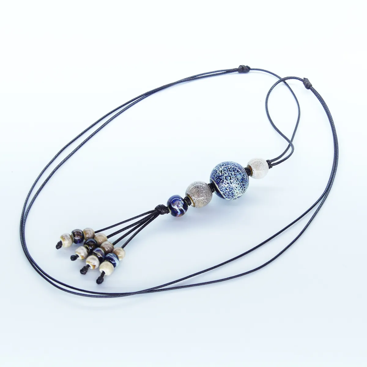 Collier Aigues Brun coton d'avril
