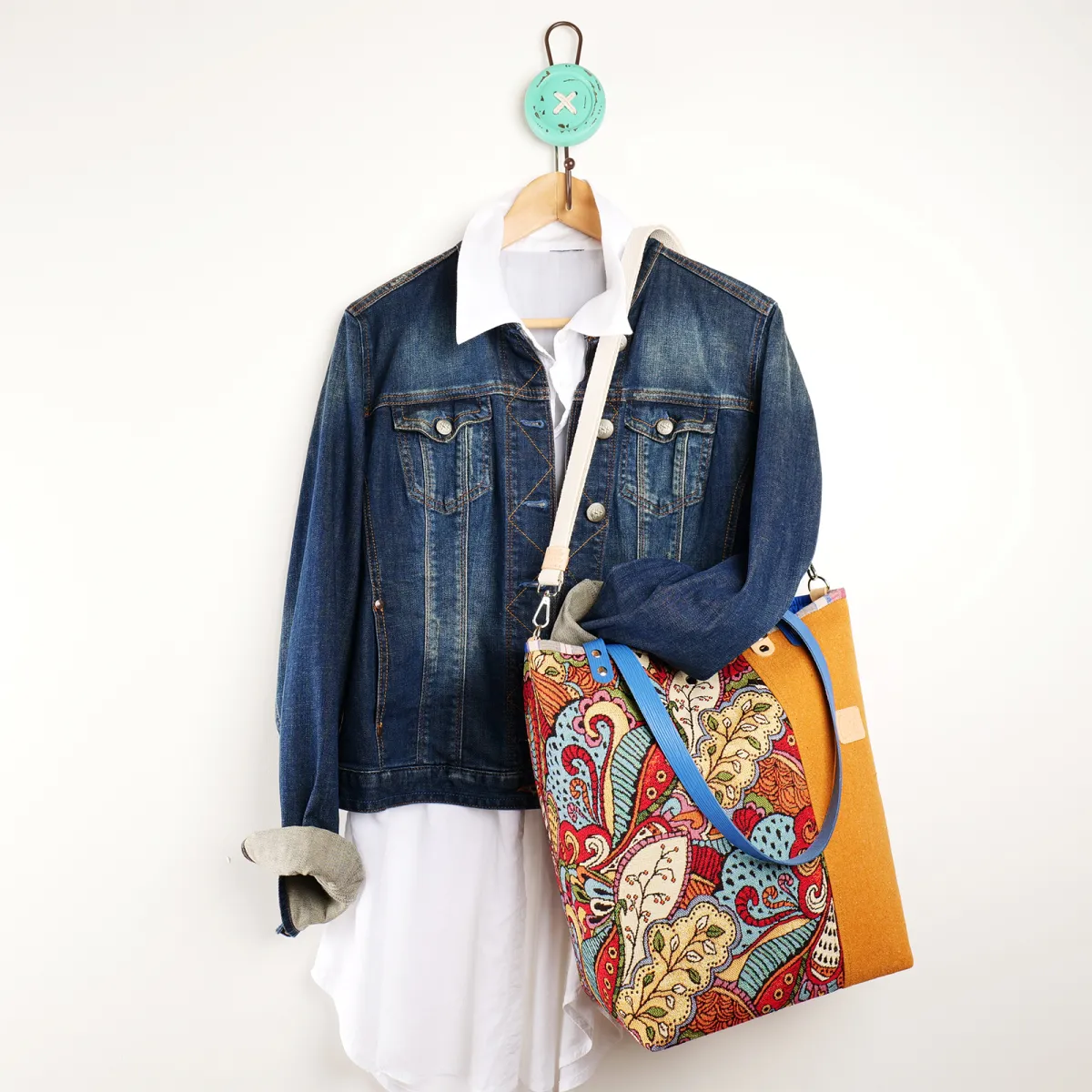 Sac cabas Coton d'Avril NORETTE Charmille