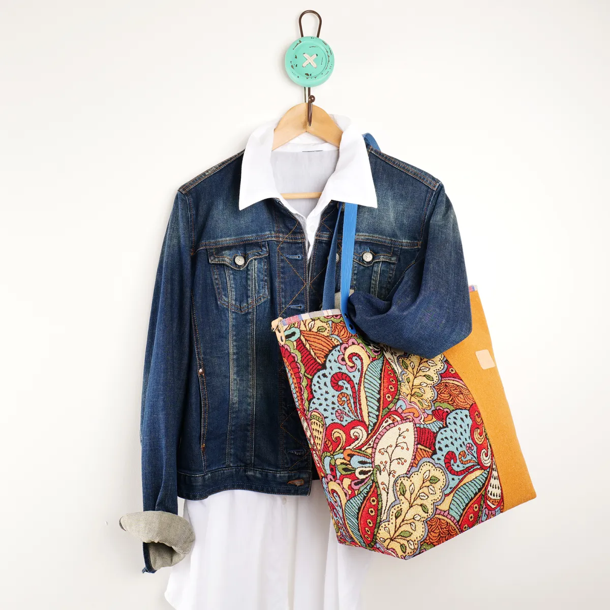 Sac cabas Coton d'Avril NORETTE Charmille