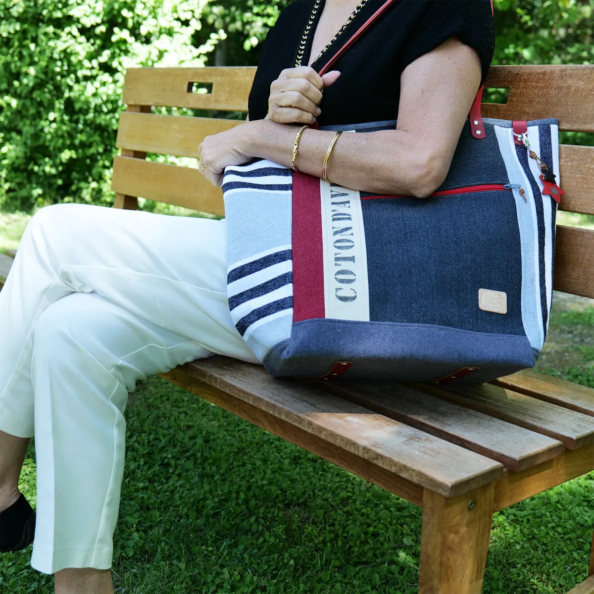 Sac grand cabas GARANCE Rouge