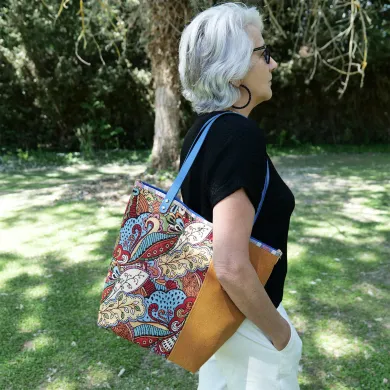 Sac cabas Coton d'Avril NORETTE Charmille