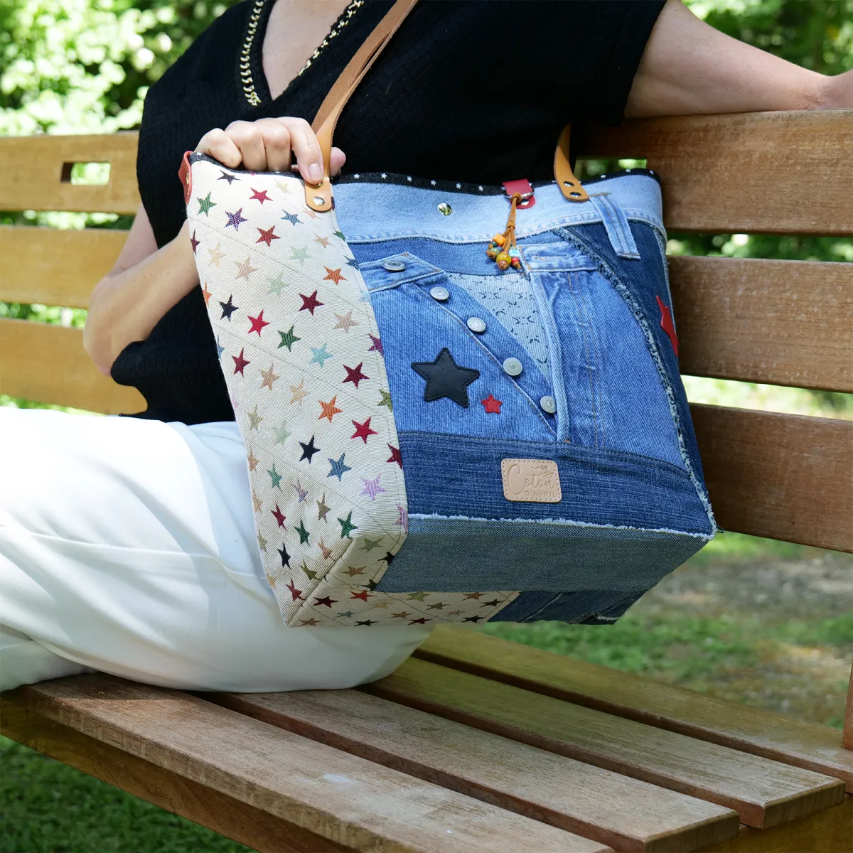 Sac cabas Coton d'Avril NORETTE EDITION Jean