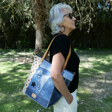 Sac cabas Coton d'Avril NORETTE EDITION Jean