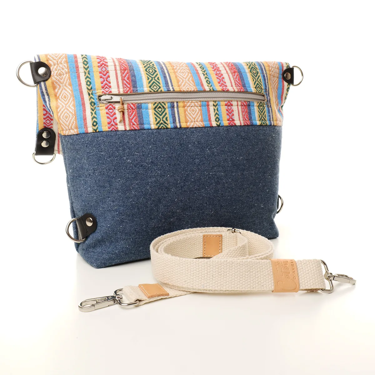 Sac à main 3 en 1 convertible Coton d'Avril MAGALI couleurs