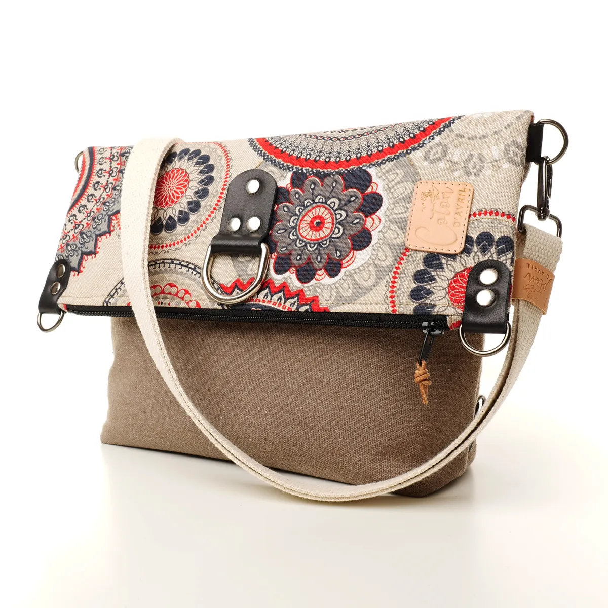 Sac à main 3 en 1 convertible Coton d'Avril MAGALI Mandala