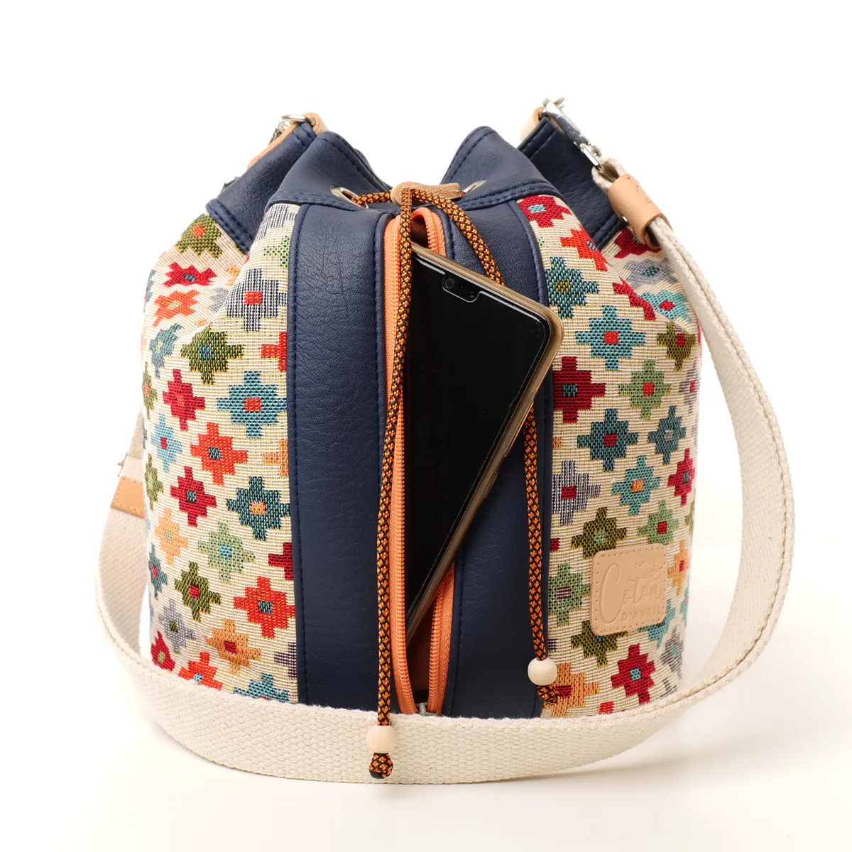 Sac seau Coton d'Avril Angèle Mystic