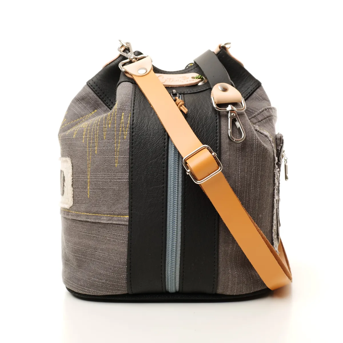 Sac seau Coton d'Avril ANGELE Carbone EDITON NORD