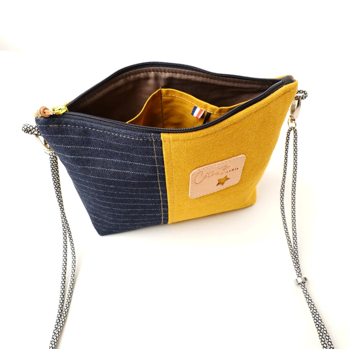 Mini sac Pochette Coton d'Avril Jano Ocre