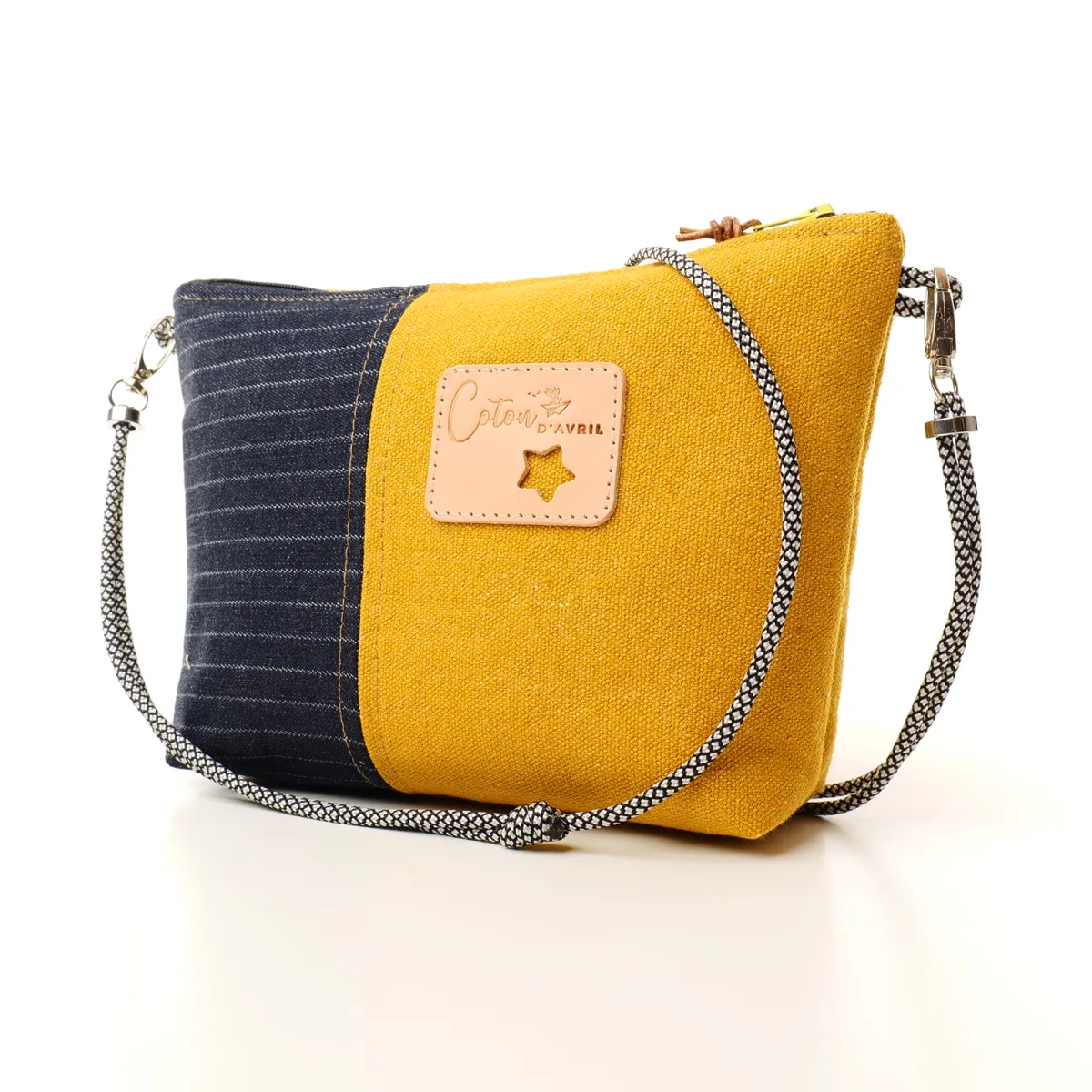Mini sac Pochette Coton d'Avril Jano Ocre