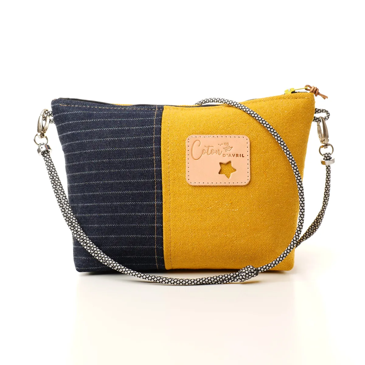 Mini sac Pochette Coton d'Avril Jano Ocre