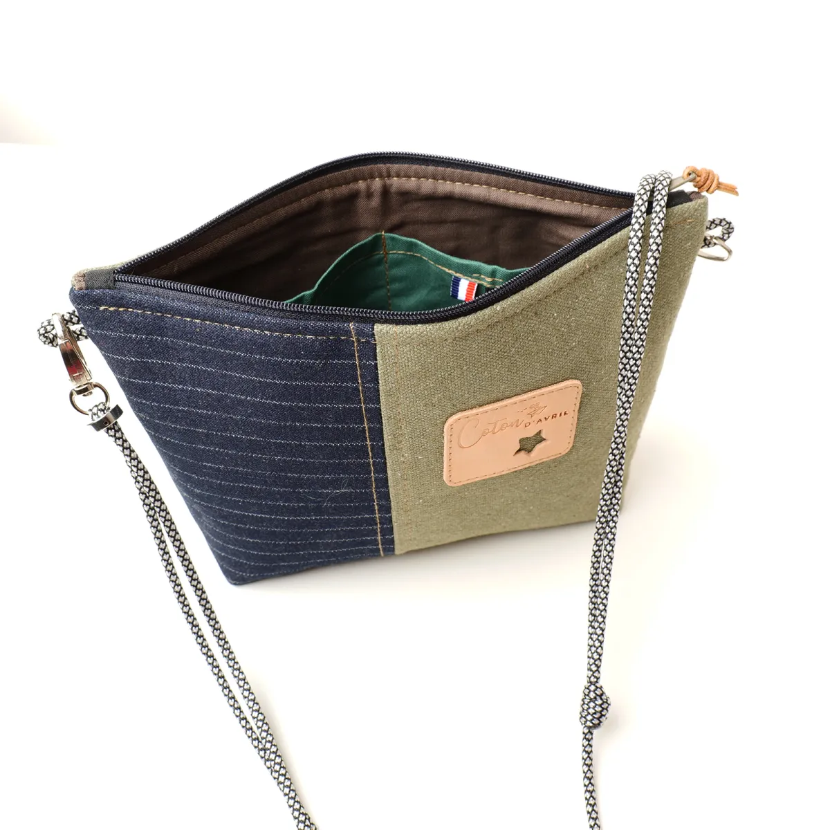 Mini sac Pochette Coton d'Avril Jano Chamois