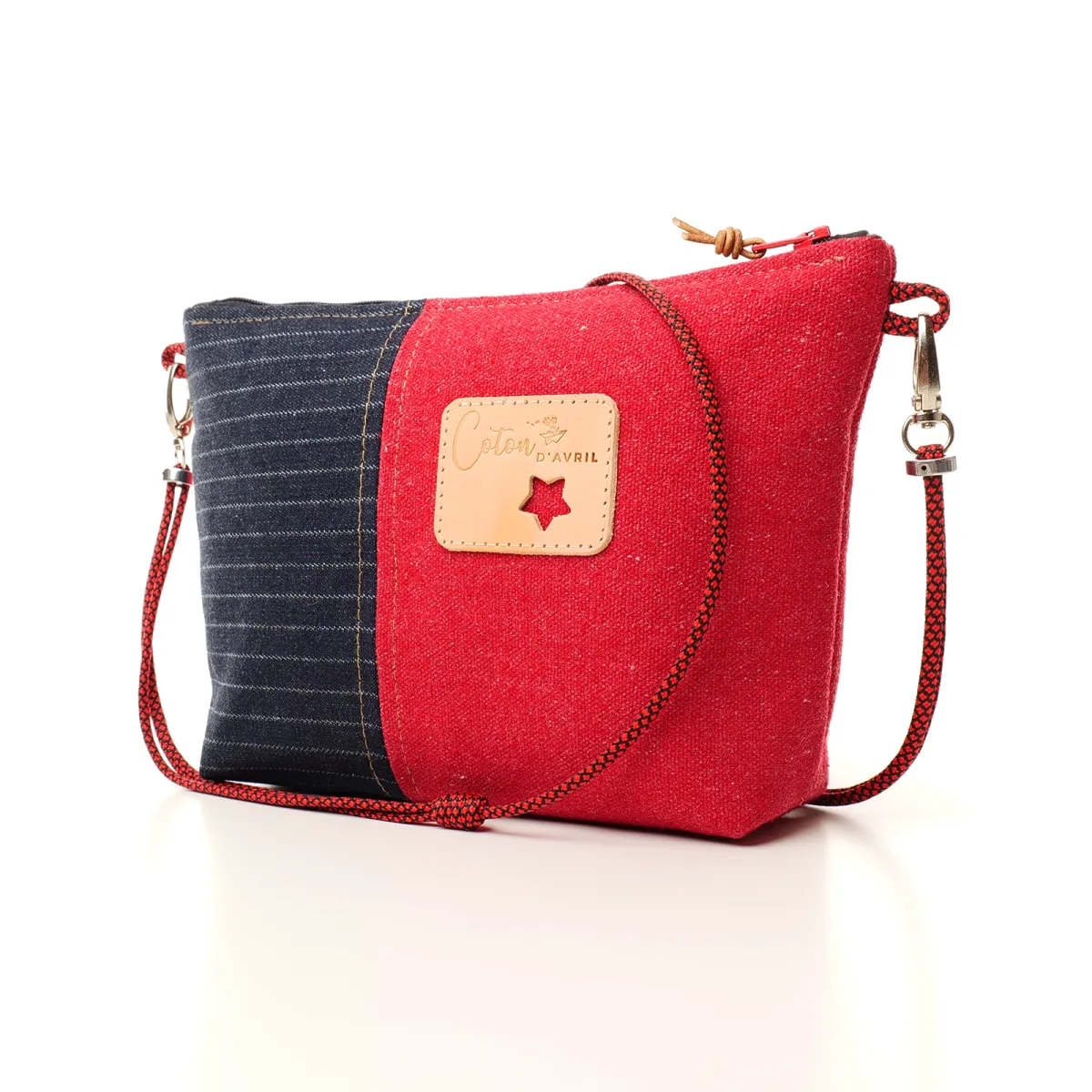 Mini sac Pochette Coton d'Avril Jano Rubis