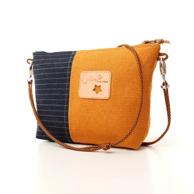Mini sac Pochette Coton d'Avril  Jano Citrouille