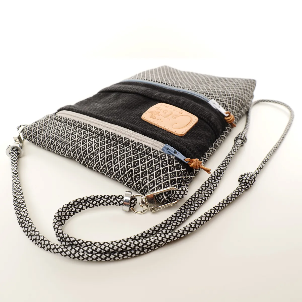 Mini sac Coton d'Avril Alix Fusain
