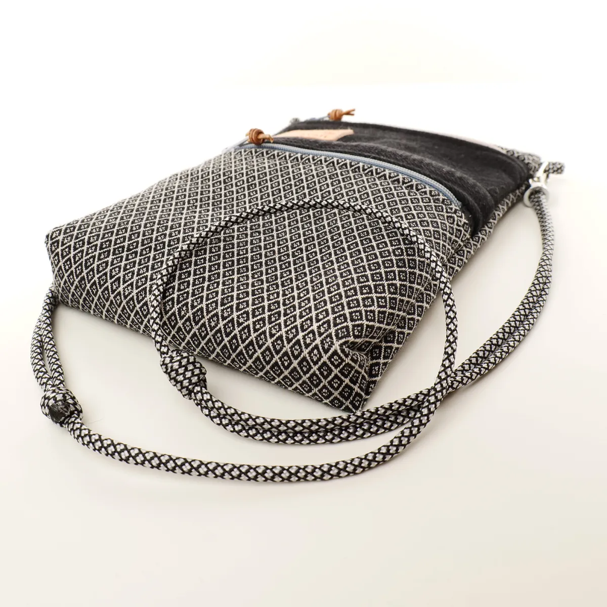 Mini sac Coton d'Avril Alix Fusain