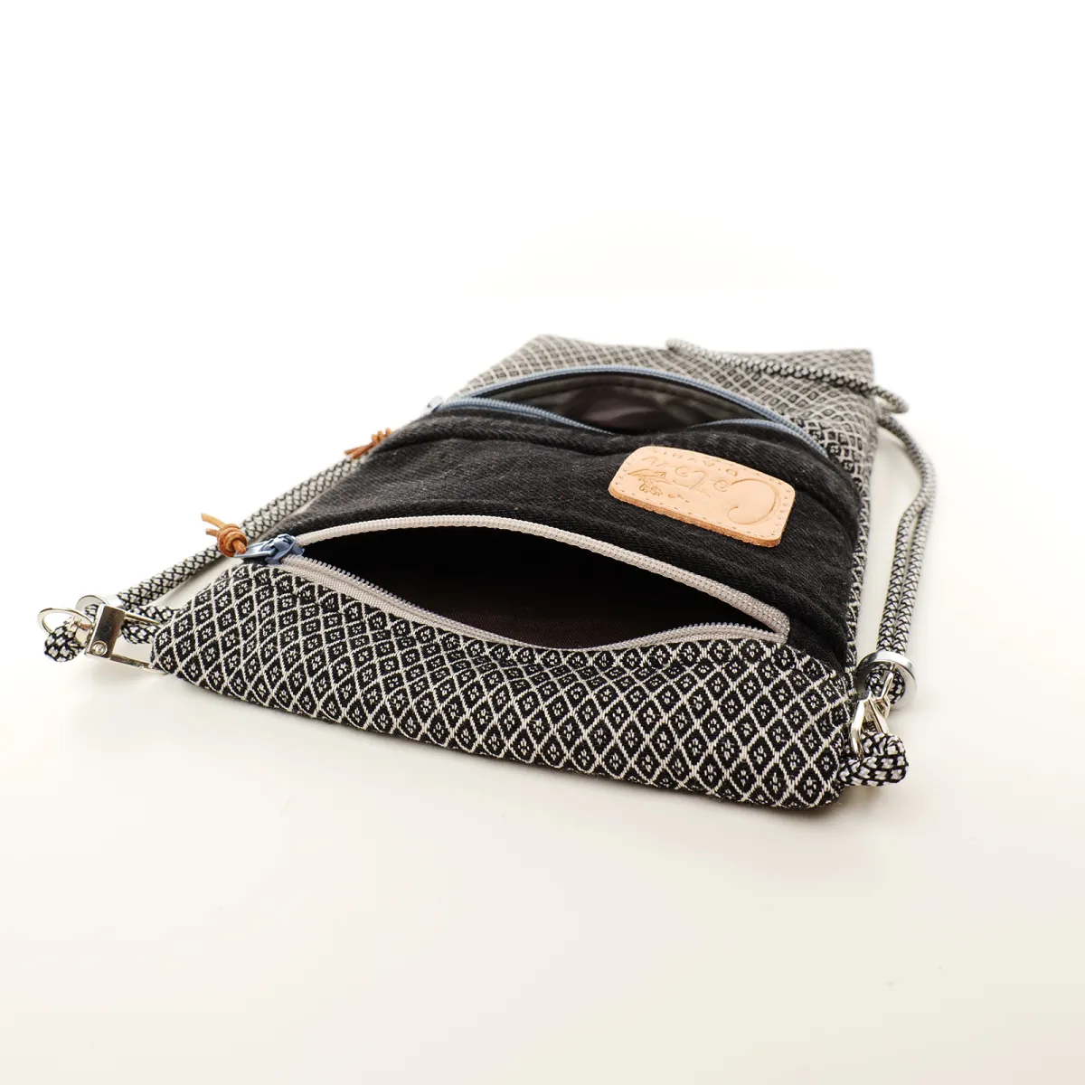 Mini sac Coton d'Avril Alix Fusain