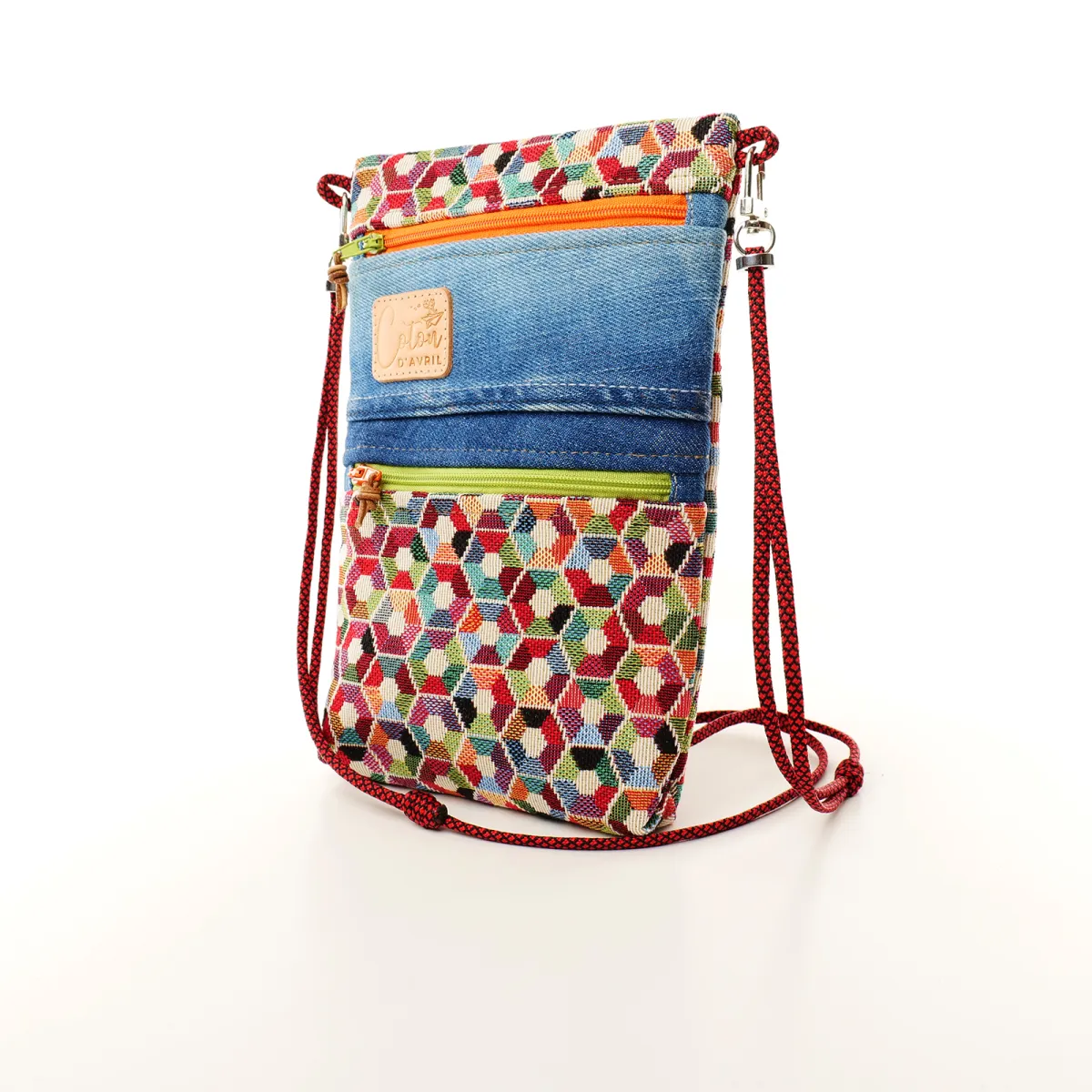Mini sac Coton d'Avril Alix Hexagone