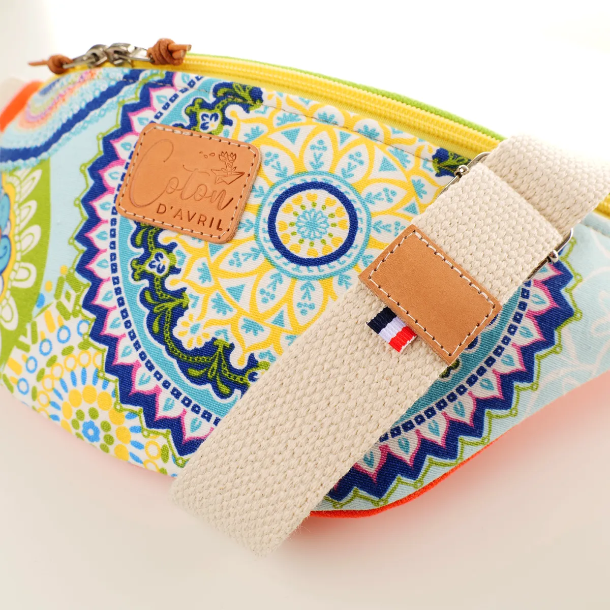 Sac banane Coton d'Avril Melisse couleurs orange