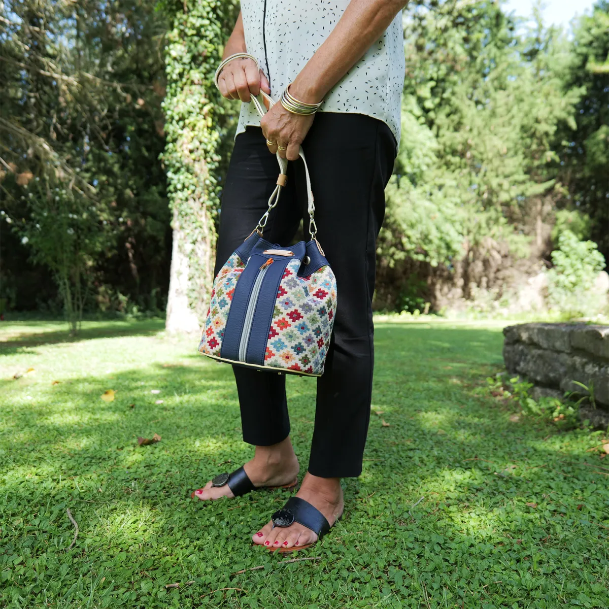 Sac seau Coton d'Avril Angèle Mystic
