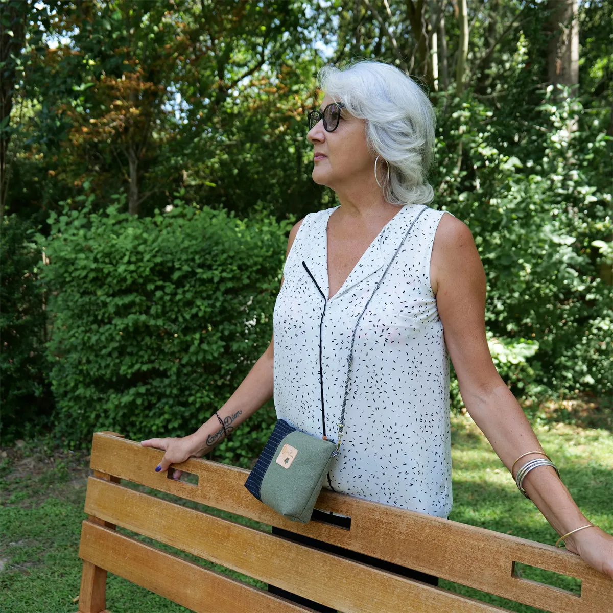 Mini sac Pochette Coton d'Avril Jano Chamois