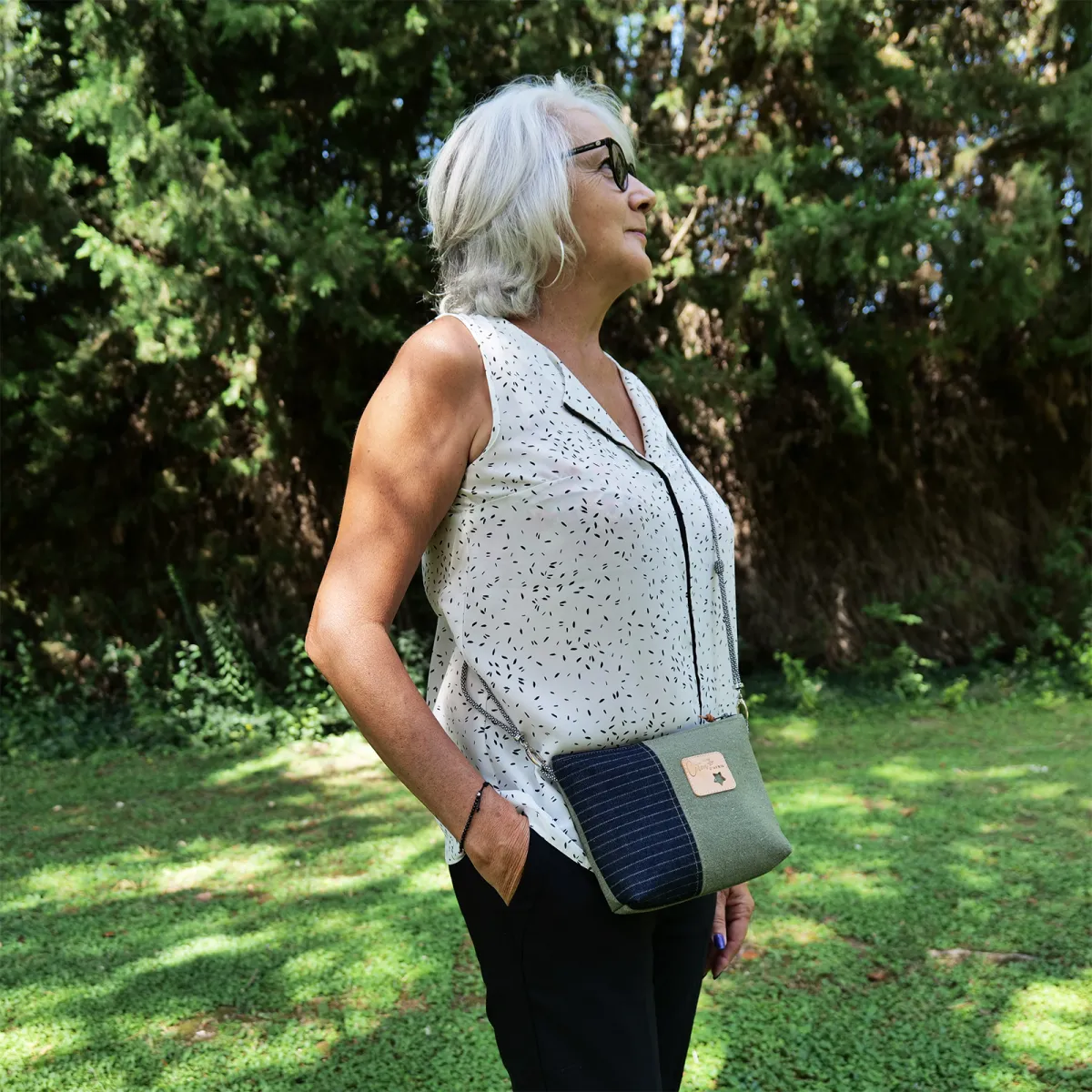 Mini sac Pochette Coton d'Avril Jano Chamois