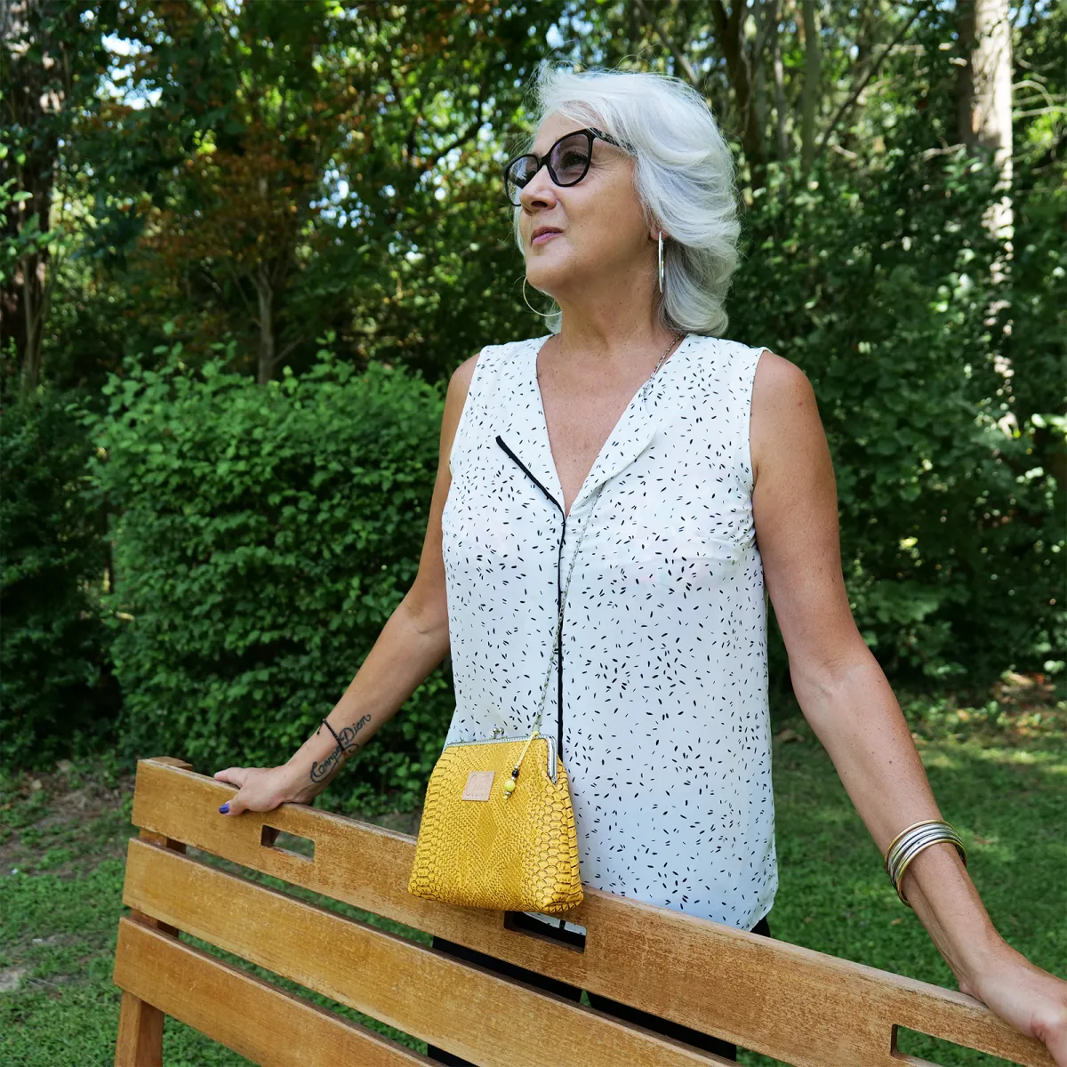 Mini Sac Coton d'Avril ECAILLE Jaune