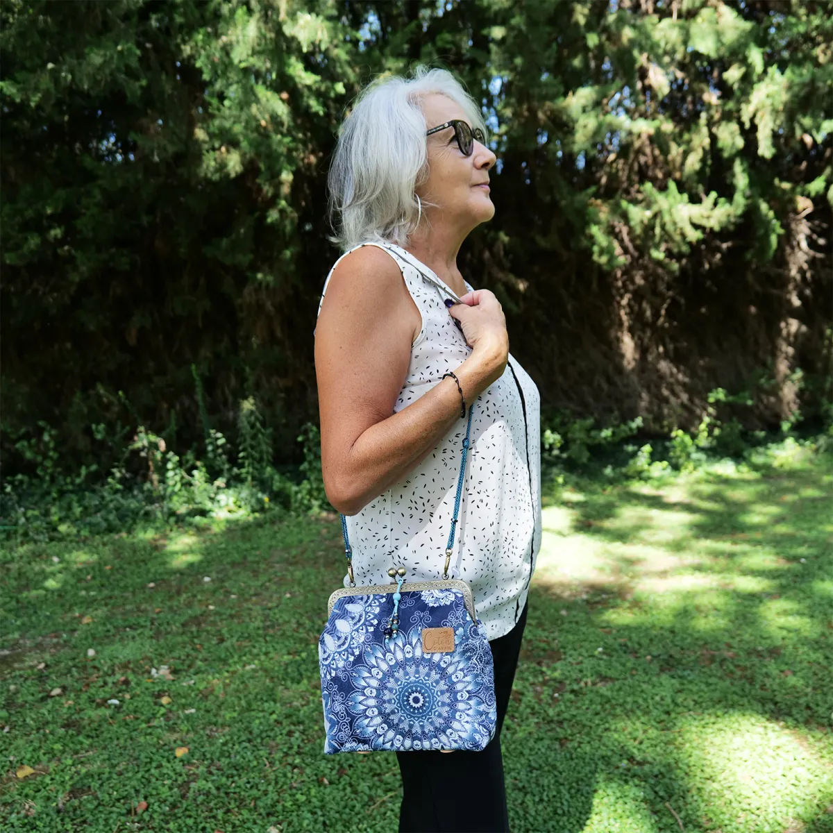 Mini Sac MELODIE Mandala bleu