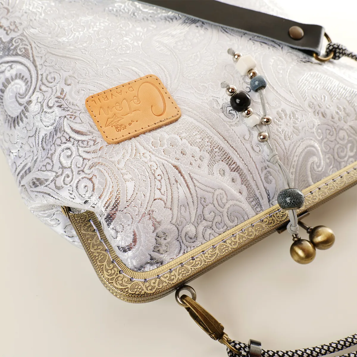 Mini sac Coton d'Avril Mélodie Cachemire