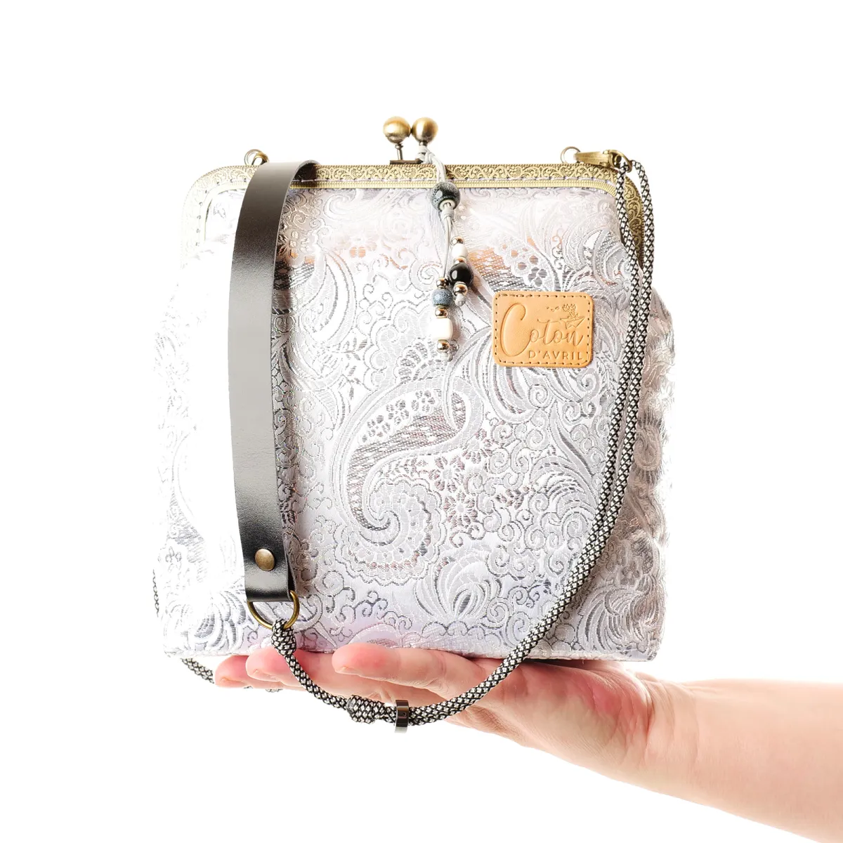 Mini sac Coton d'Avril Mélodie Cachemire