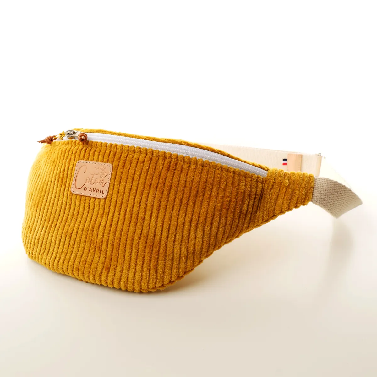 Sac banane Coton d'Avril Melisse Velours moutarde