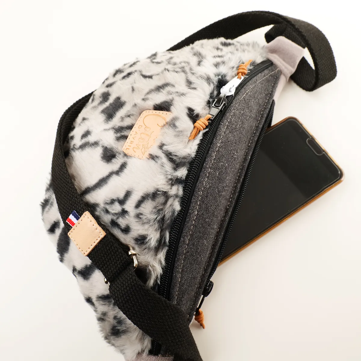 Sac banane Coton d'Avril Melisse Tigre