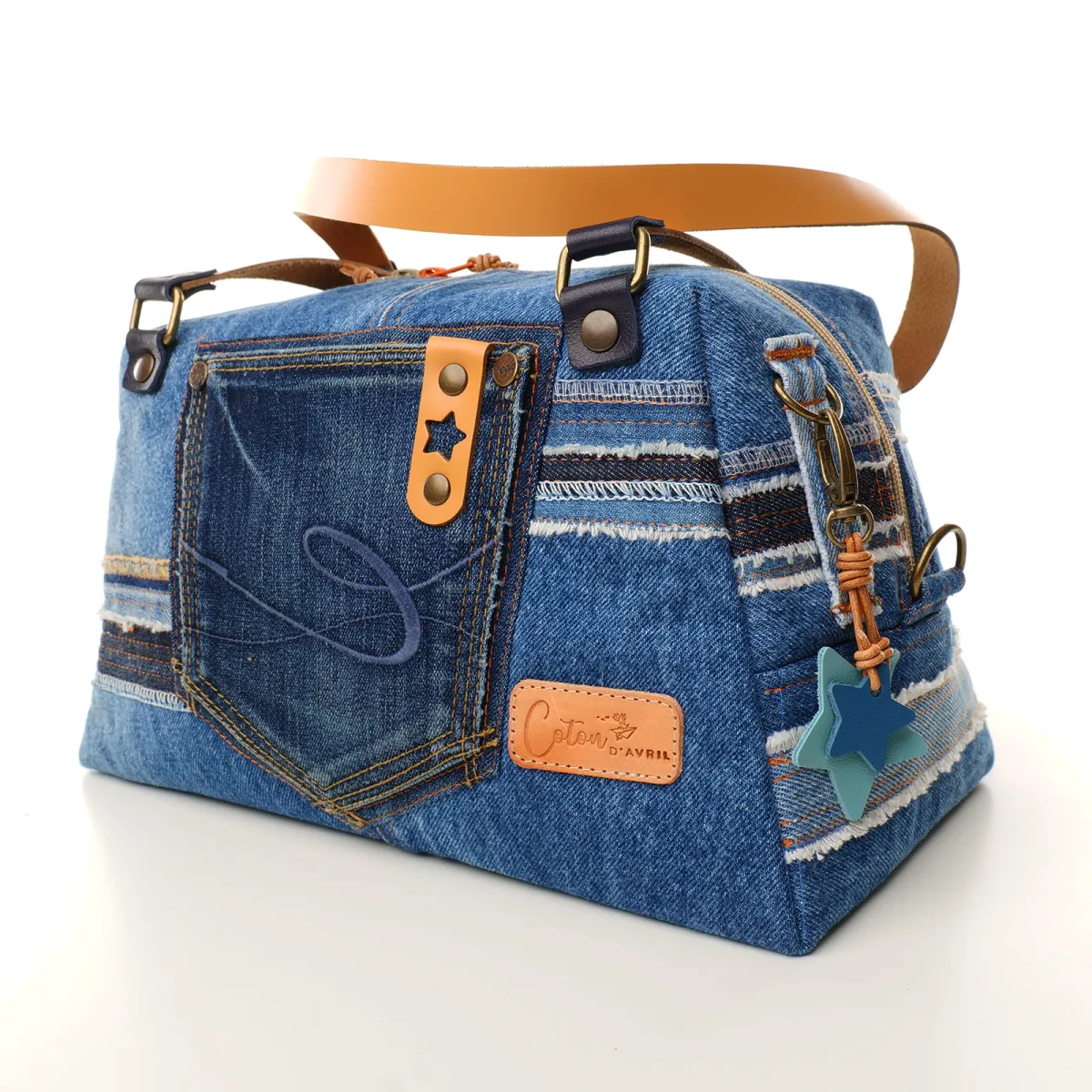 Sac à main Coton d'Avril CESAR Jean Camel Edition