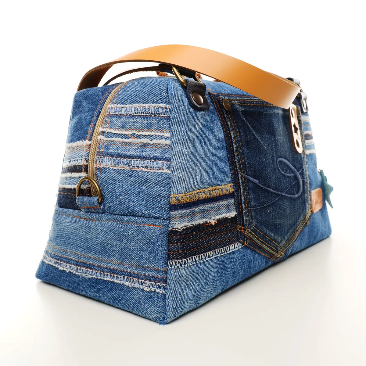Sac à main Coton d'Avril CESAR Jean Camel Edition